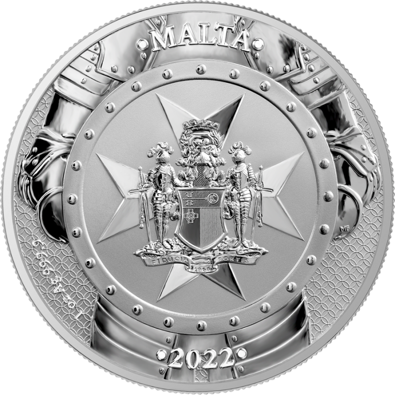 Moneda argint 1 oz Knight Of The Past 2022