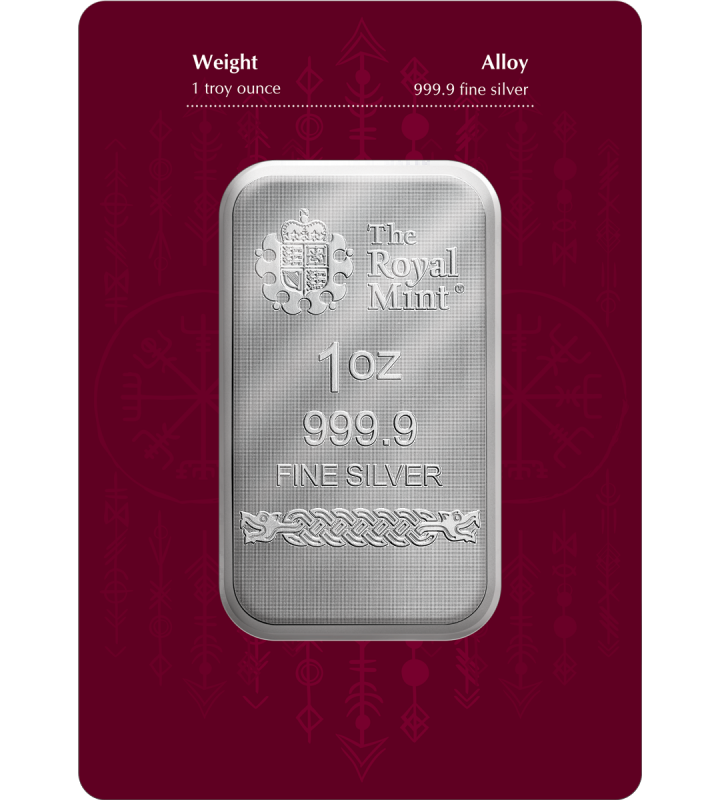 Lingou de argint Norse Gods - Thor 1 oz