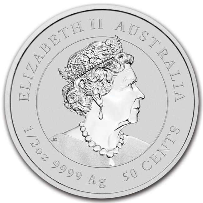 Moneda argint 1/2 oz Lunar II 2021