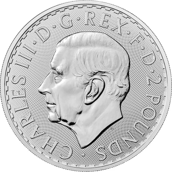Moneda argint 1 oz Britannia Charles III 2025