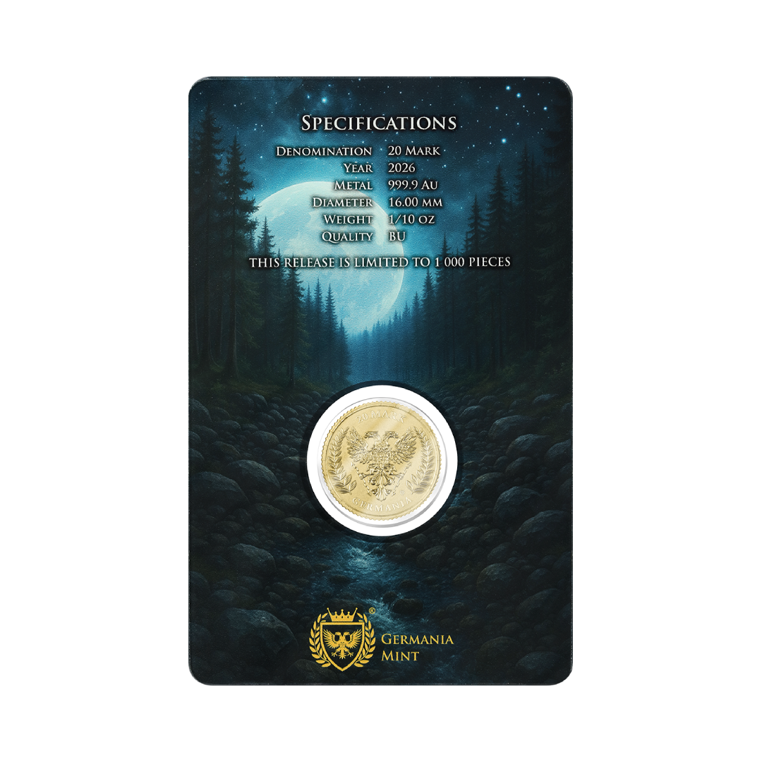 Moneda aur 1/10 oz Germania 2026