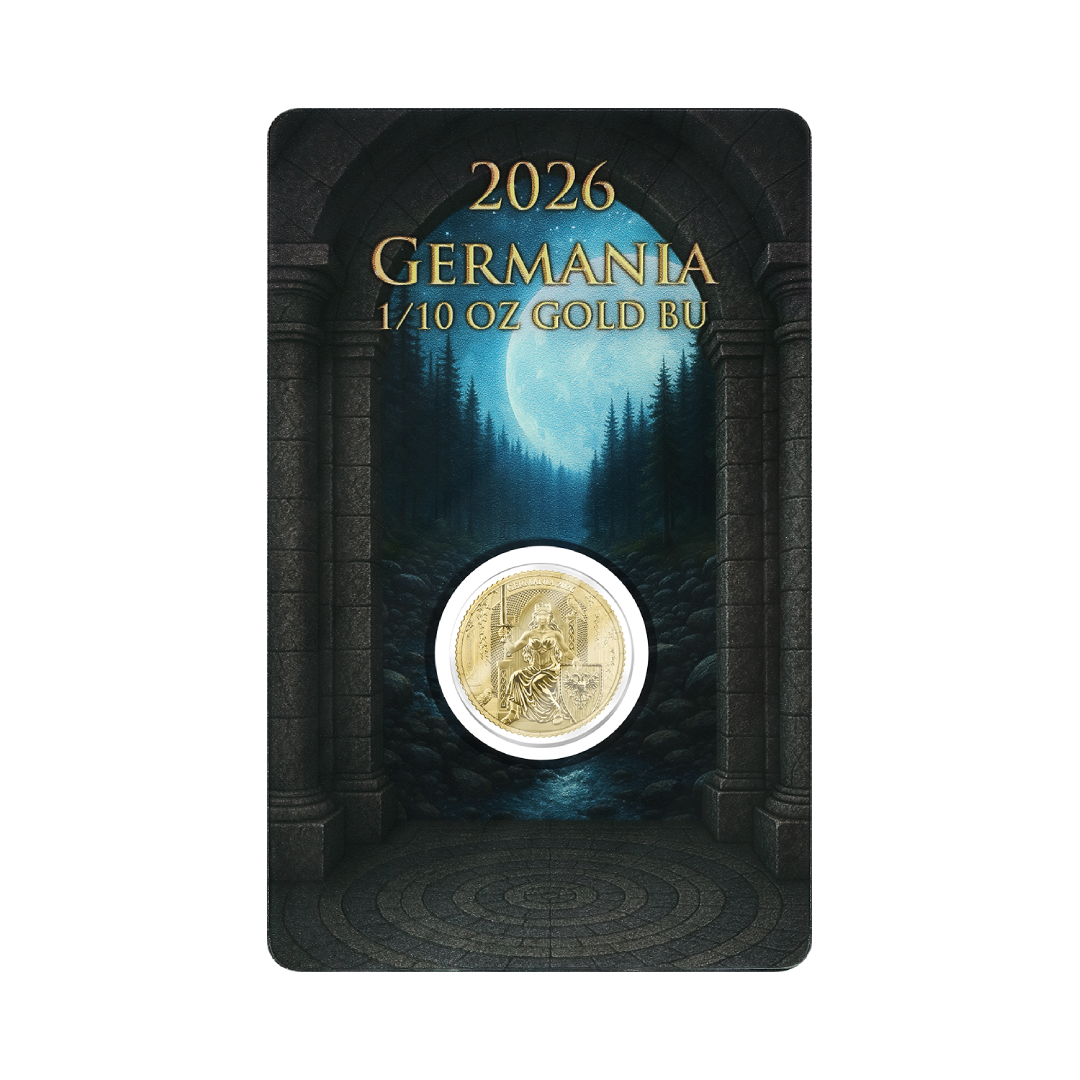 Moneda aur 1/10 oz Germania 2026