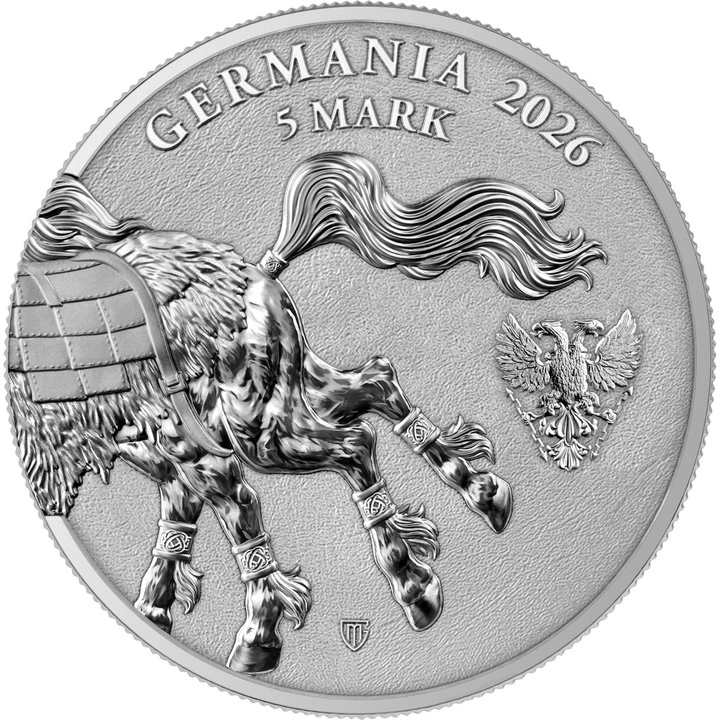 Moneda argint 1 oz Germania: Beasts - Sleipnir